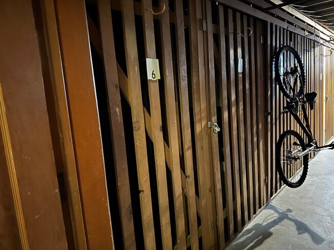 Storage cubicle in basement - 2233 Kearney St