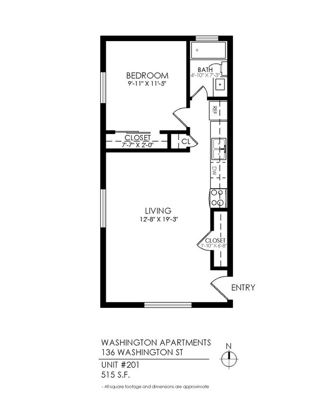 Floorplan - Washington Apartments