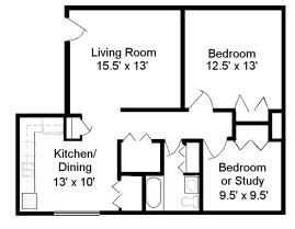 Floorplan - Dunnhill Apartments