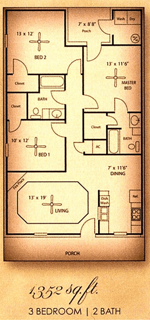 Floorplan - Lumberton on the Lake