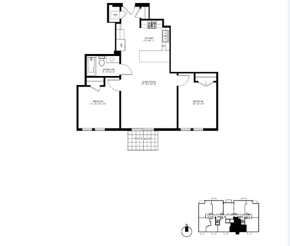 Floorplan - 1323 W Morse Ave