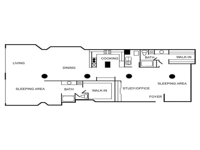 Floorplan - South Side on Lamar