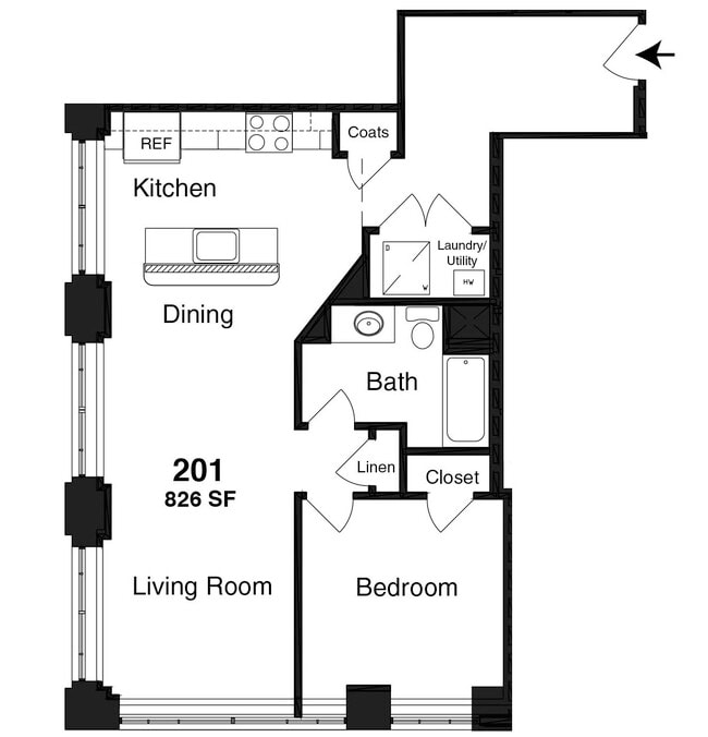 Floorplan - Turbine Lofts