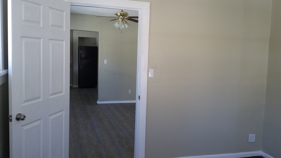 View into LR from main floor BR - 1518 Irving Ave N