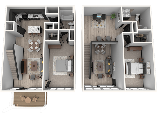 Floorplan - The Towne at Northgate