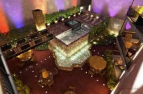 Sanctuary area at night - 411 W 7th St