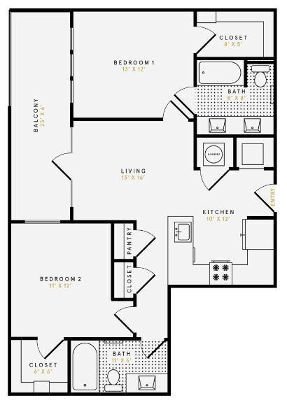 Floorplan - Boone Manor