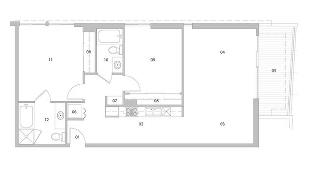 2BR/2BA - The Burton Pasadena
