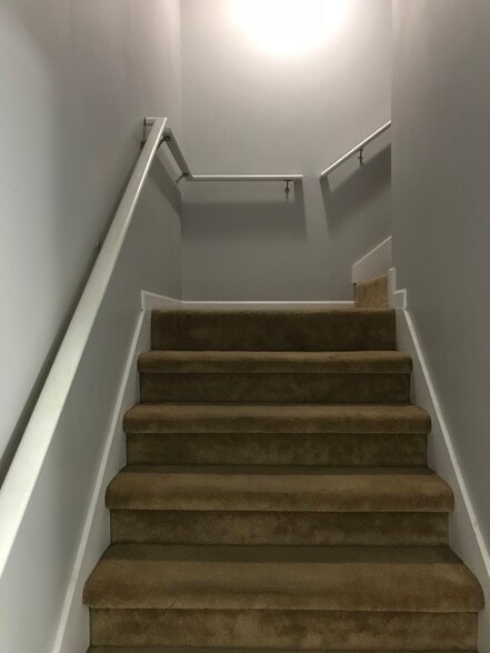Stairs to the left of entrance. - 111 Princeton Ave