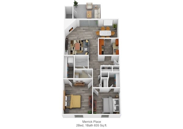 Floorplan - Merrick Place