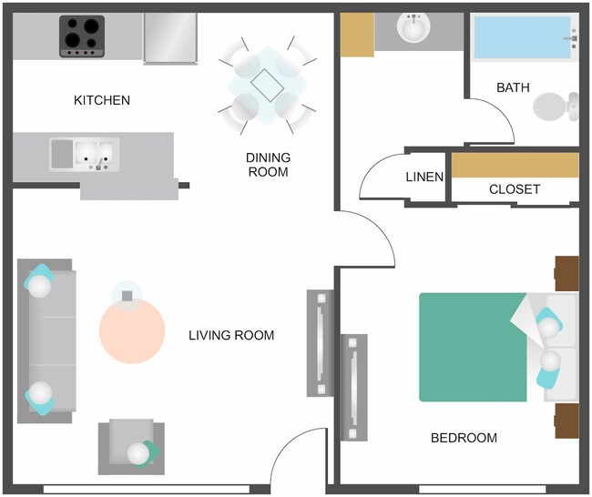 Floorplan - The Palms Apartments