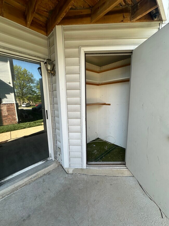 Outdoor storage off 1st floor patio - 4300 Arrow Tree Dr