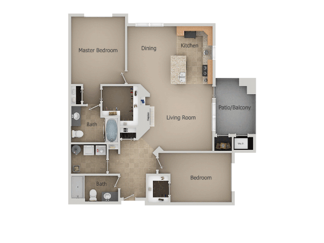 Floorplan - San Moritz Apartments