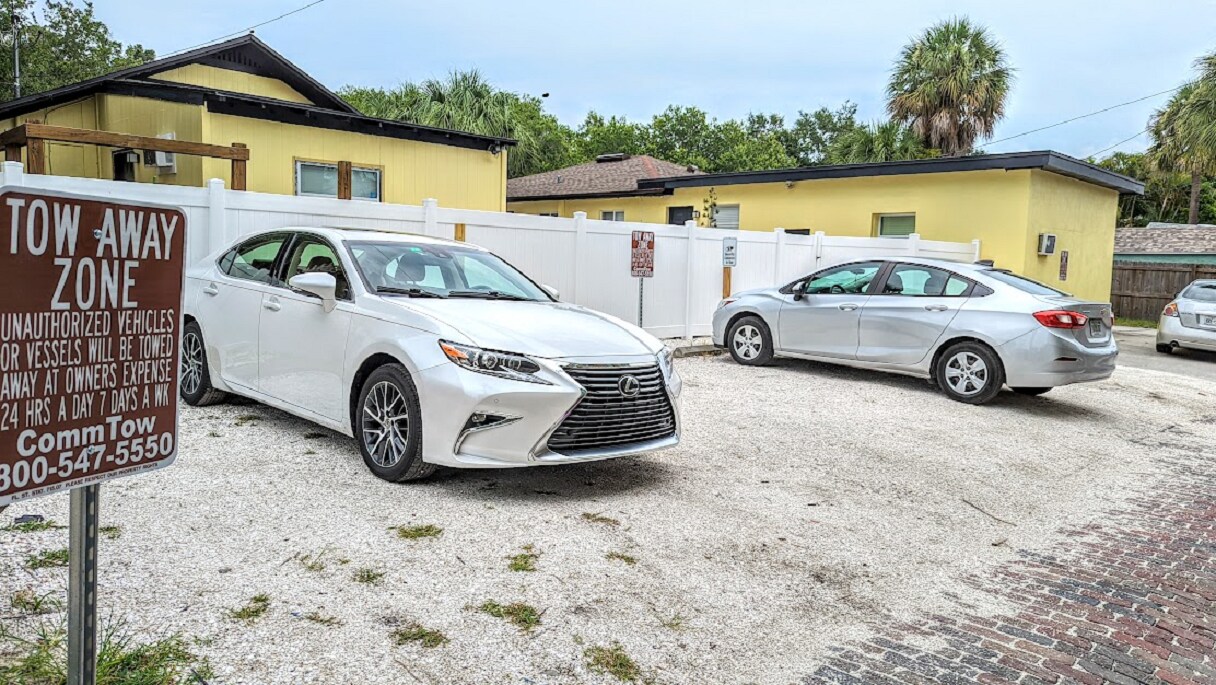 our parking lot - 2350 1st Ave N