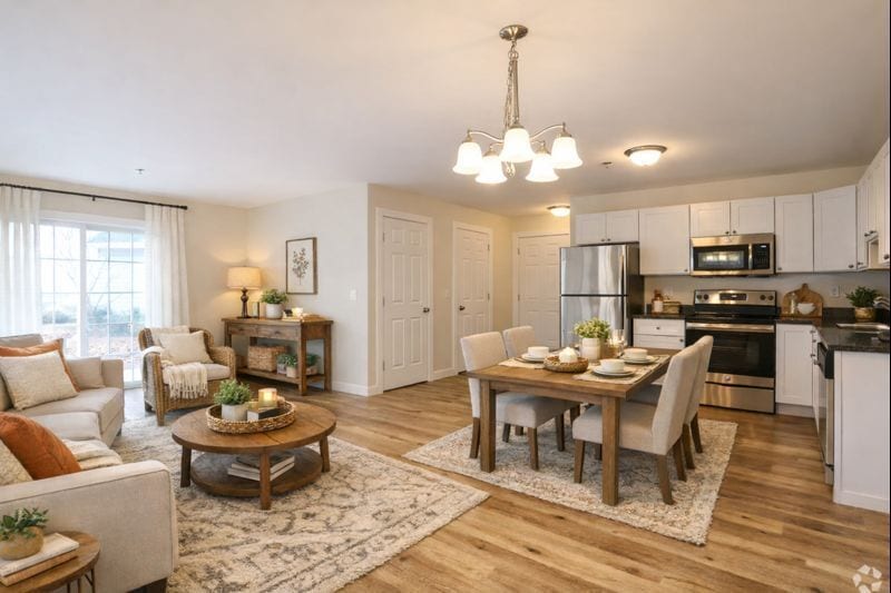 2 Bedroom Patio - Swiftwater Apartments