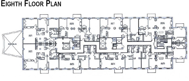 Eighth Floor Plan - Ginter Place