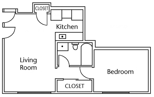 Floorplan - Eagle's Landing Apartments