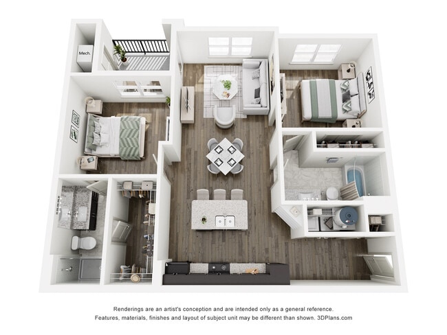 Floorplan - The Terrace at Highland Hills