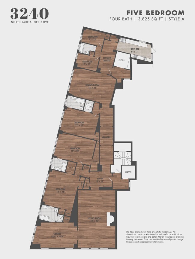Floorplan - 3240 North Lake Shore Drive