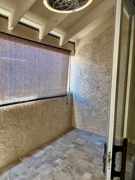 Balcony with Overhead Light/Fan Combo - 4554 E Paradise Village Pky N