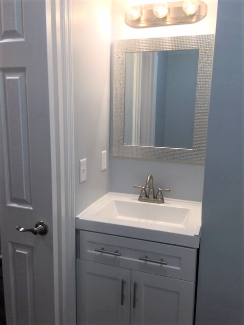 The kitchen also has a new vanity and toilet. - 3819 Gallatin Pike