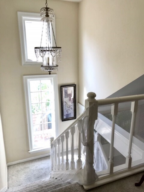 Stairs from 2nd floor bedrooms - 711 Kline St