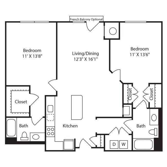 Floorplan - The Flats at Wheaton Station