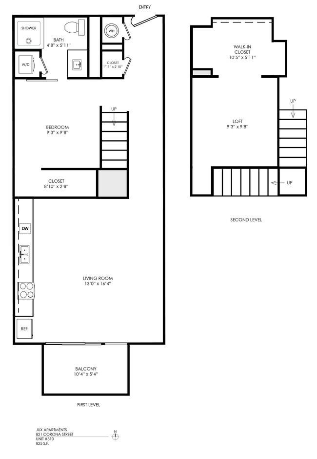 Floorplan - Jux Apartments