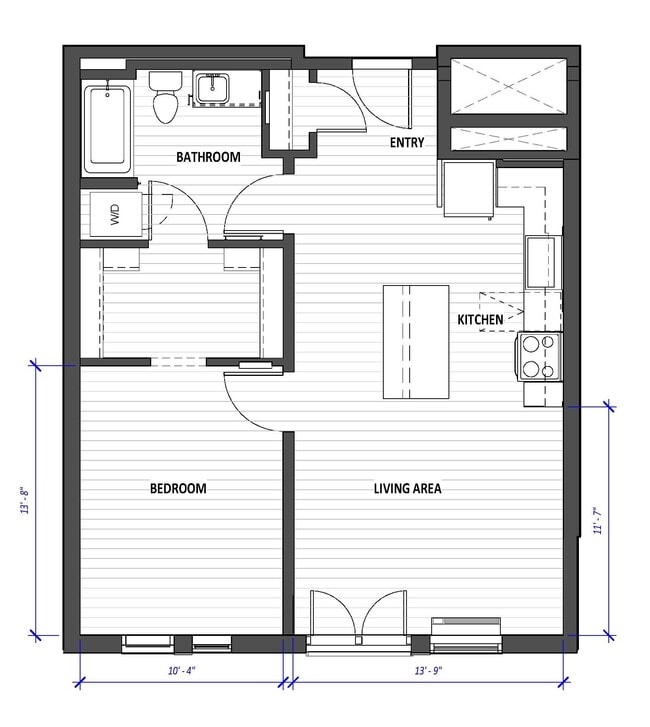 Floorplan - Hyas Point Apartments