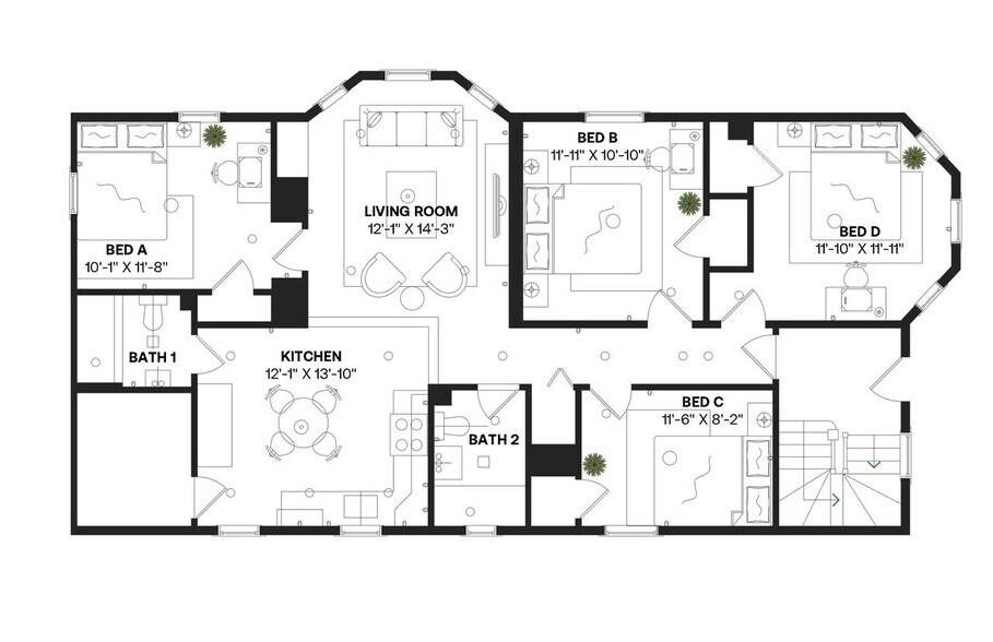 Building Photo - Room in Shared 4 bed/2 bath home