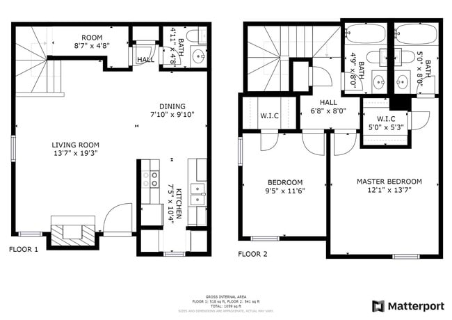 Floorplan - Sycamore Place Townhomes