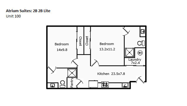 Floorplan - Atrium Suites