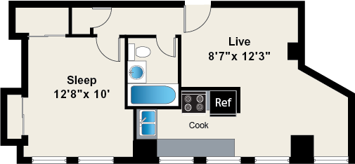 Floorplan - Reside on Wellington