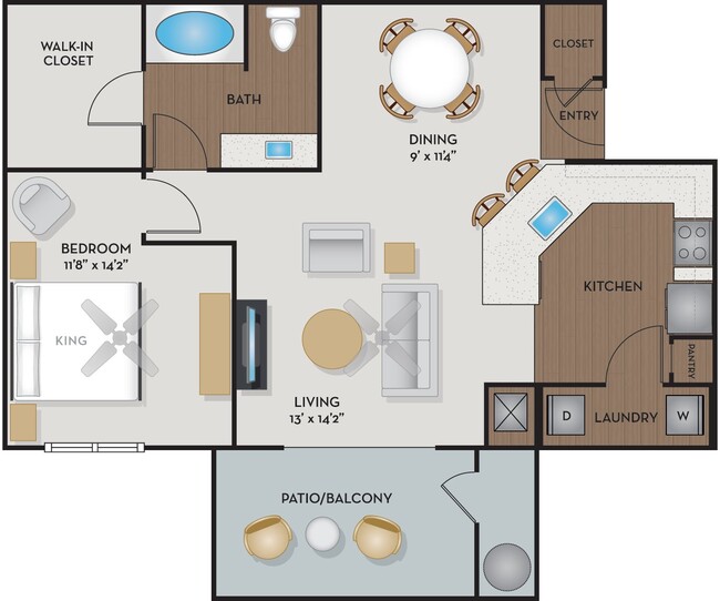 Floorplan - Settlers Ridge Apartments