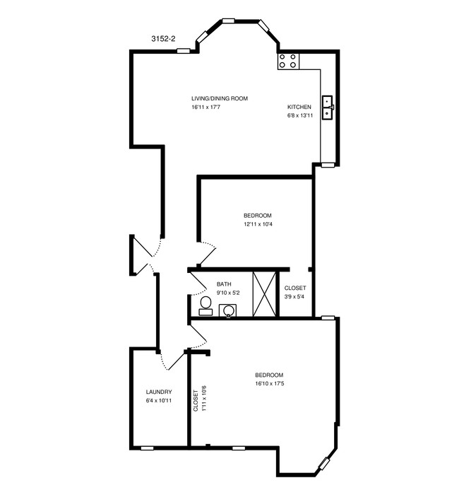 Floorplan - 1819 W Belmont