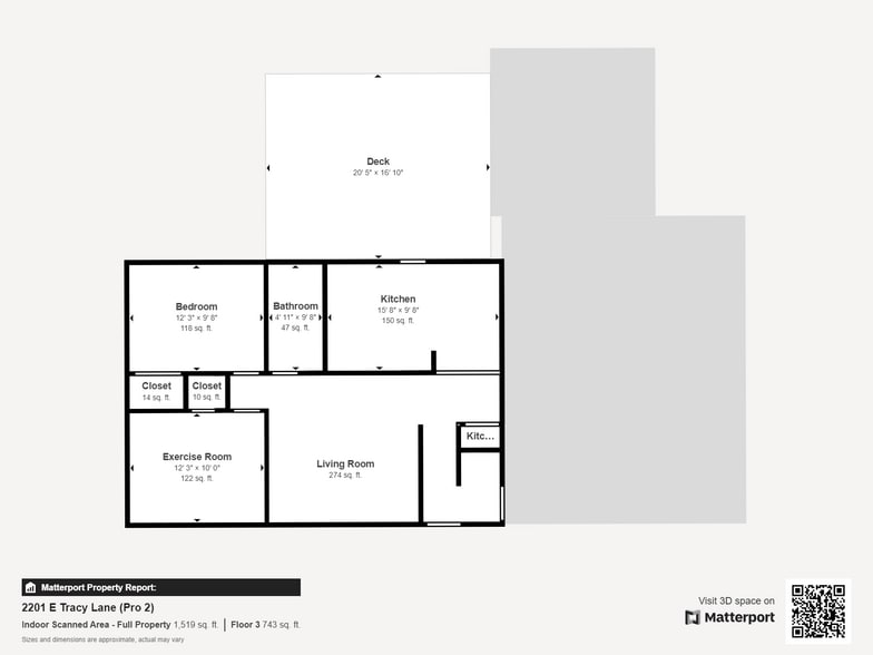 Upstairs - 2201 Tracy Ln