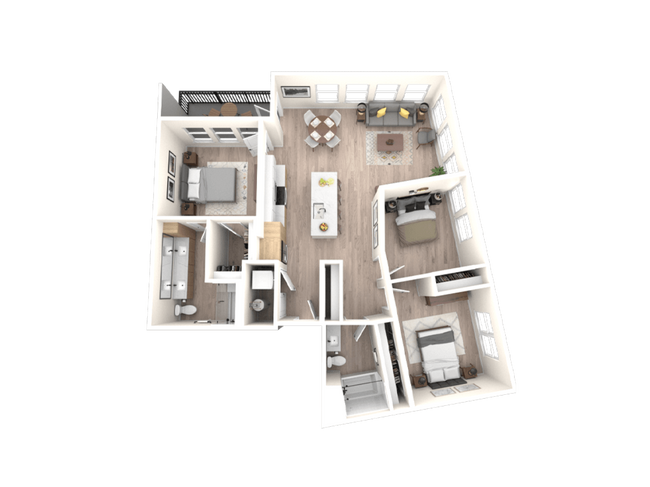 Floorplan - Tempo at Nine Mile Station Apartments