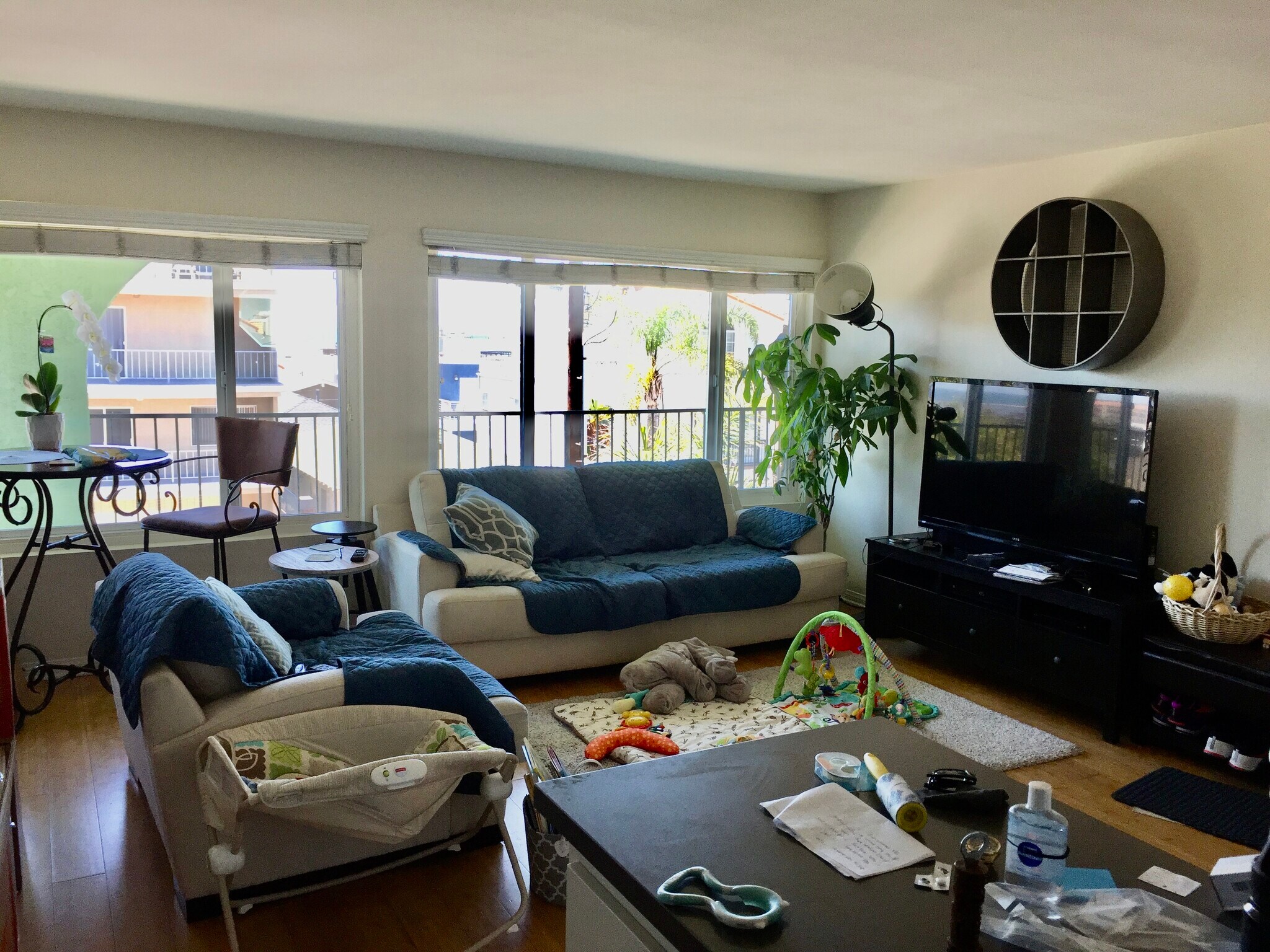 same living room with different furniture - 306 4th St