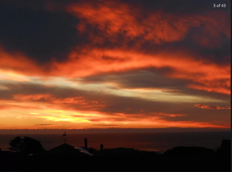 sunset from the house - 10880 Palette Dr