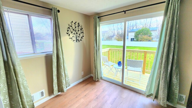 Balcony access - 155 Moxon Dr