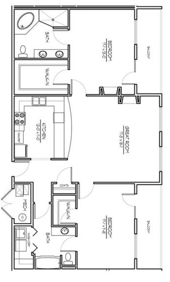 Floorplan - One & Nine Condominiums