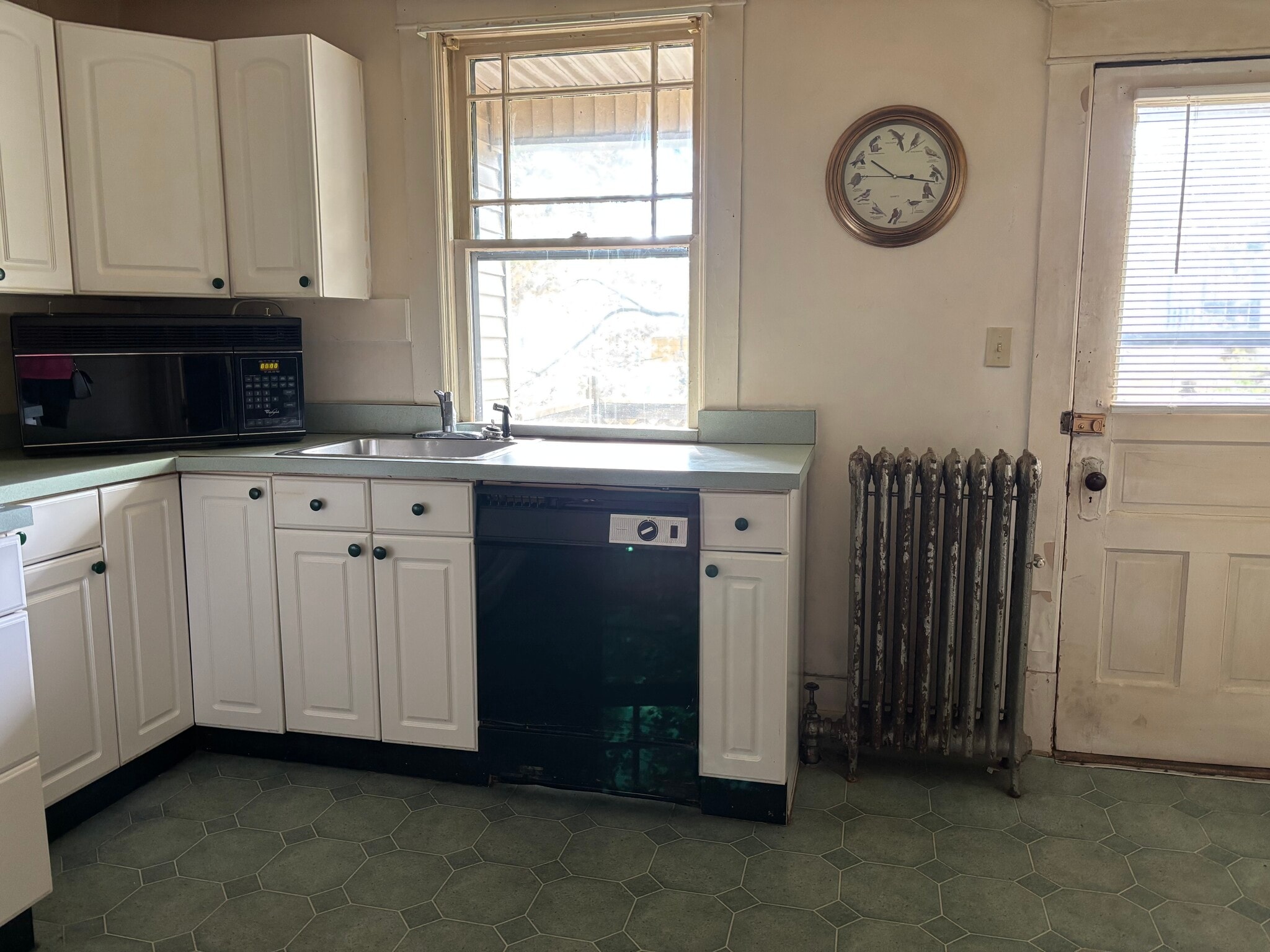 Back kitchen and rear door to deck - 27 Scammell Ave