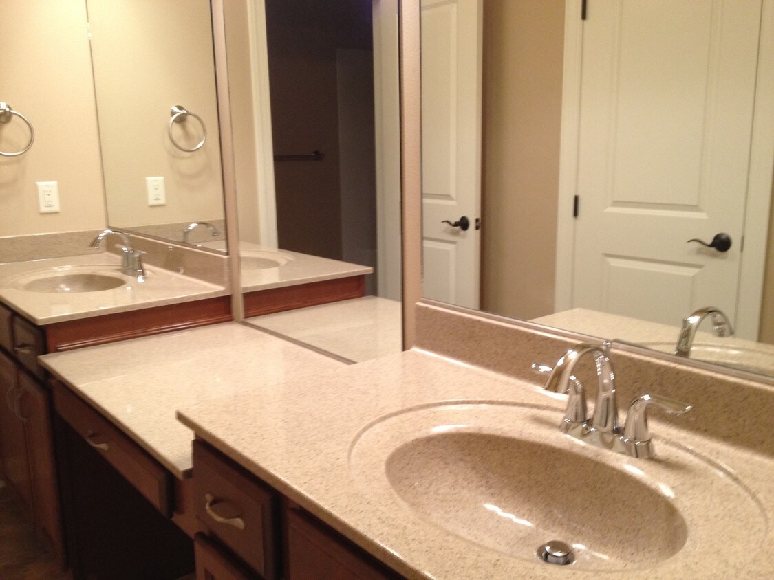 master bath, cosmetic counter - 2723 London Drive