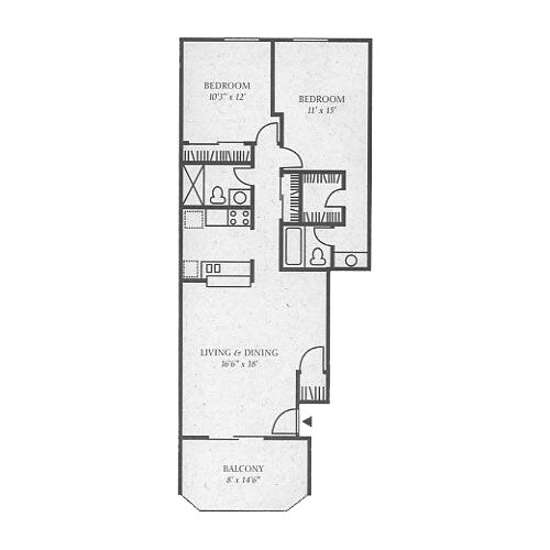 2BR/1BA - Icon on Spanish Trail