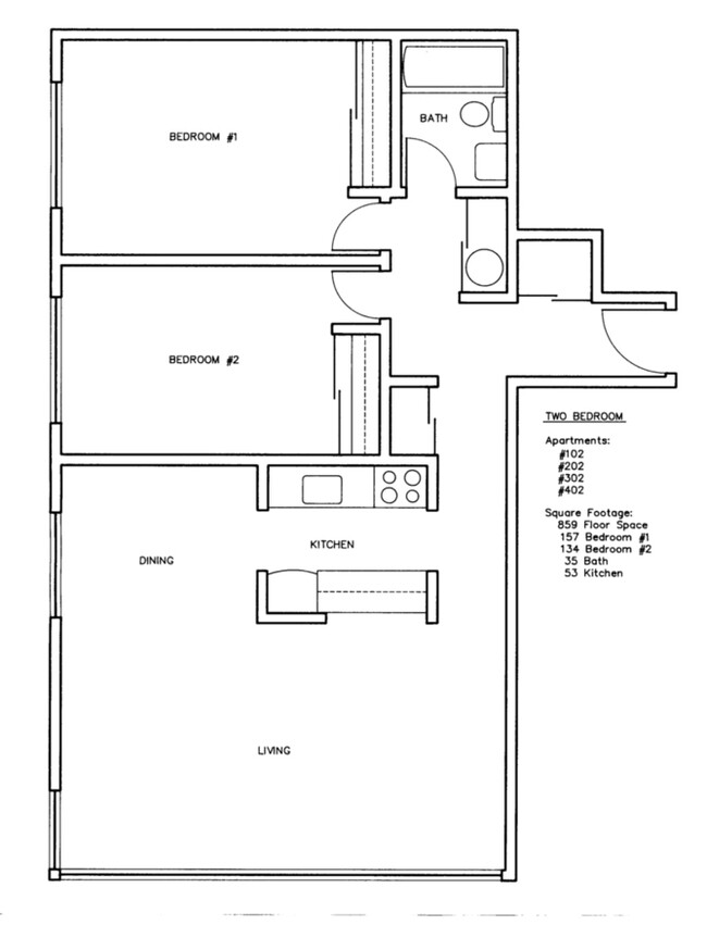 Building Photo - Spacious 2 bedroom with hardwood floors. W...