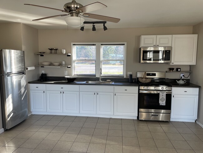 Kitchen facing East - 387 Eichybush Rd