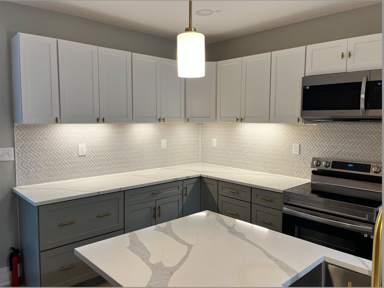 kitchen counter cabinets - 260 S Highland Ave