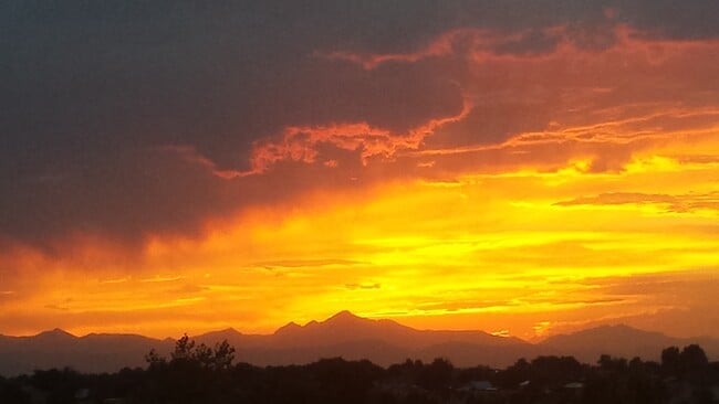 One of many great sunsets to see here - 15155 Washington St