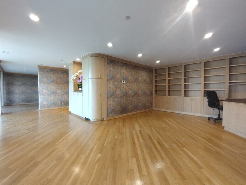 Custom cabinets wit mini fridge - 121 S Hope St