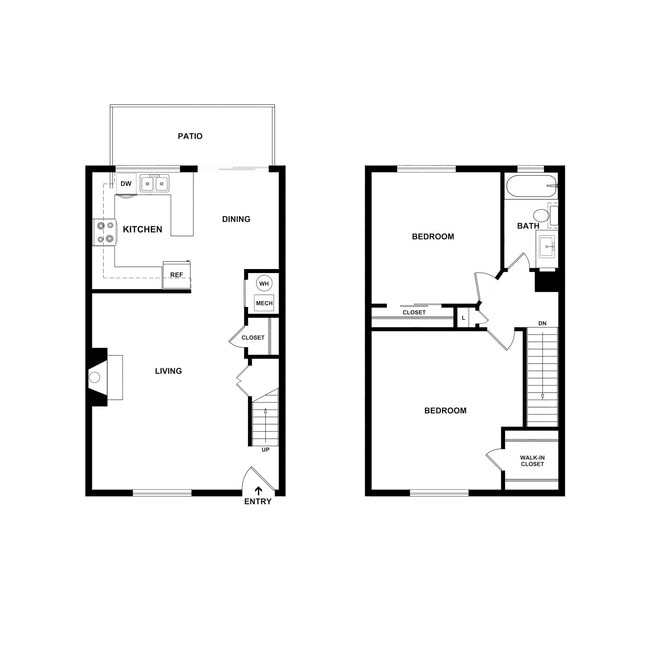 Floorplan - Standiford Court Apartments